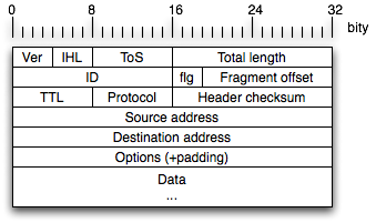 Struktura nagłówka IP